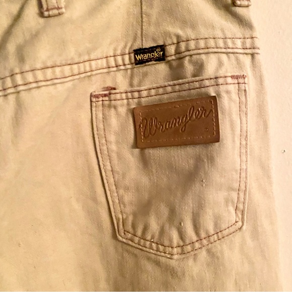Vintage Wrangler Flare beige pant - Picture 4 of 6